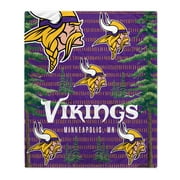 Minnesota Vikings 60'' x 70'' Hometown Logo Fleece Blanket