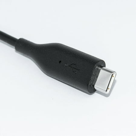 Auto Drive USB Type-A to USB Type-C PVC Data Sync and Charging Cable 3 feet for USB Type-C Devices Such As Samsung, One Plus, LG, Xiaomi, Black