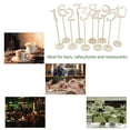 thumbnail image 5 of Monyance Table number with base Wooden Table Numbers 1-10 for Wedding or Home Banquet Decoration(13.78X3.43X0.12Inches), 5 of 9