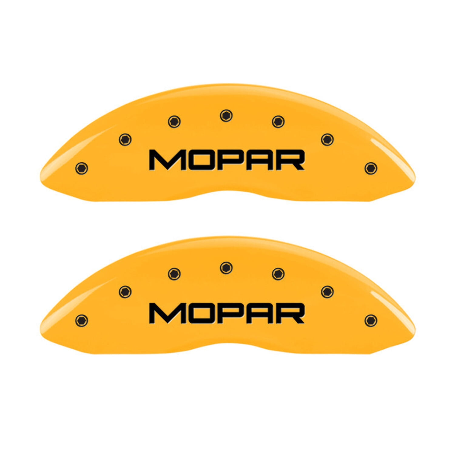 MGP Caliper Covers 12162SMOPYL Disc Brake Caliper Cover