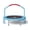 BLUE, variant on CLORIS 38in Folding Trampoline - Max Load 220lbs Rebounder Fitness Trampoline with Adjustable Foam Handle, with safty Padded Cover Best Gift