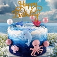 thumbnail image 4 of Decoración para tartas Sunshuang Under the Sea Ocean, 18 unidades, para baby shower, 4 of 5