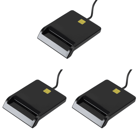 Peggybuy USB Smart Card Reader DNIE ATM CAC IC ID SIM Card Reader for Windows Linux