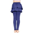 thumbnail image 3 of Stretch Is Comfort Girl's Oh so Soft Ruffle Tutu Skirt w. Built-in Leggings| Child Size 4- 14, 3 of 6