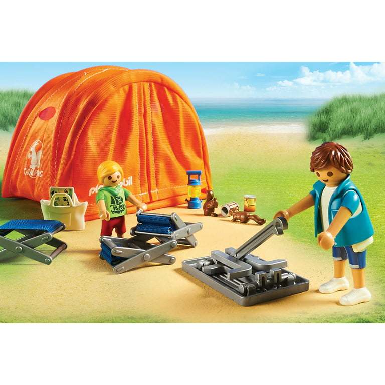 PLAYMOBIL Family Camping Trip Doll Playset 