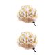 thumbnail image 1 of sweethay Gorro de dormir de noche para niños pequeños Gorro de dormir de satén Gorro para el cuidado del cabello Sonrisa Amarillo sonrisa amarilla 2Conjunto, 1 of 6