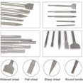 thumbnail image 2 of Chisel Sets Chisel Set of 5 Chisels with 2 Pointed Chisel and 3 Flat Chisel, Drilling Tool for Concrete, 2 of 4