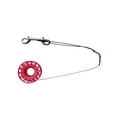 thumbnail image 1 of Scuba Diving Dive Aluminum Alloy Finger Reel Spool Line Snorkeling Compact Snorkeling Compact 30m Line Bolt Snap Pink, 1 of 9
