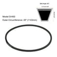 thumbnail image 2 of 3V450 Rubber V Belt 45" Length x 0.38" Width x 0.31" Thick, Industrial Power Drive Belt, 2 of 5