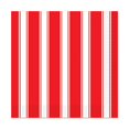 thumbnail image 1 of Serviettes de Déjeuner à Rayures Rouges et Blanches&44; Pack de 12, 1 of 1