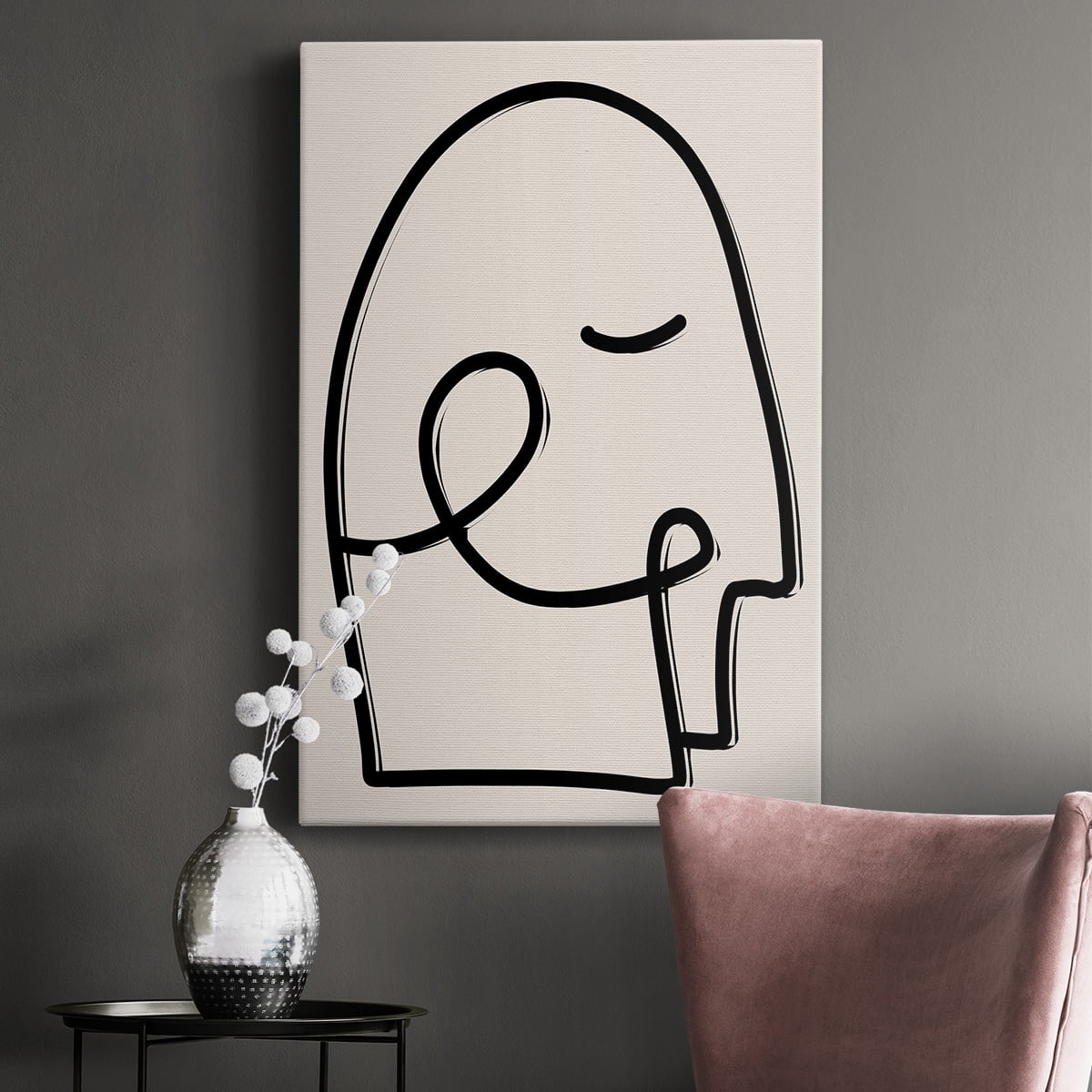 Wexford Home 12 x 18 Face It I Premium Gallery Wrapped Canvas - Ready to Hang