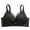 Black, variant on Einccm Women's Embroidery Lace Wireless Bra, Comfortable Bralette with Back Buckle and Ventilated Design, Thin Style Unpadded Everyday Bra, Super-Soft Nylon for All-Day Relaxation