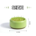 thumbnail image 4 of 2 Pack Cat Grass Planter Trianu Hydroponic Cat Grass Cup Household Cat Grass Box Nursery Cat Plant for Indoor Cats, Blue-None SEEDS, 4 of 7