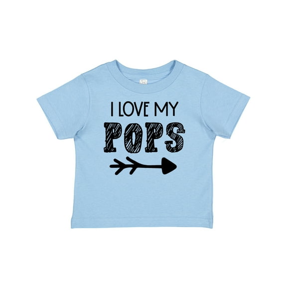 Inktastic I Love My Pops with Arrow Boys or Girls Baby T-Shirt