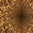 thumbnail image 1 of Ahgly Company Machine Washable Indoor Square Transitional Orange Area Rugs, 5' Square, 1 of 7