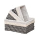 thumbnail image 1 of Moyic Cestas de almacenamiento tejidas especiales para almacenamiento atractivo y decorativo pequeña cesta de almacenamiento Almacenamiento y organización del hogar gris, 1 of 6