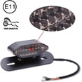 thumbnail image 2 of Luces traseras LED para motocicleta, luz de freno trasera de motocicleta de 12 V, luz indicadora de señal de giro, lámpara de matrícula(humo), 2 of 5