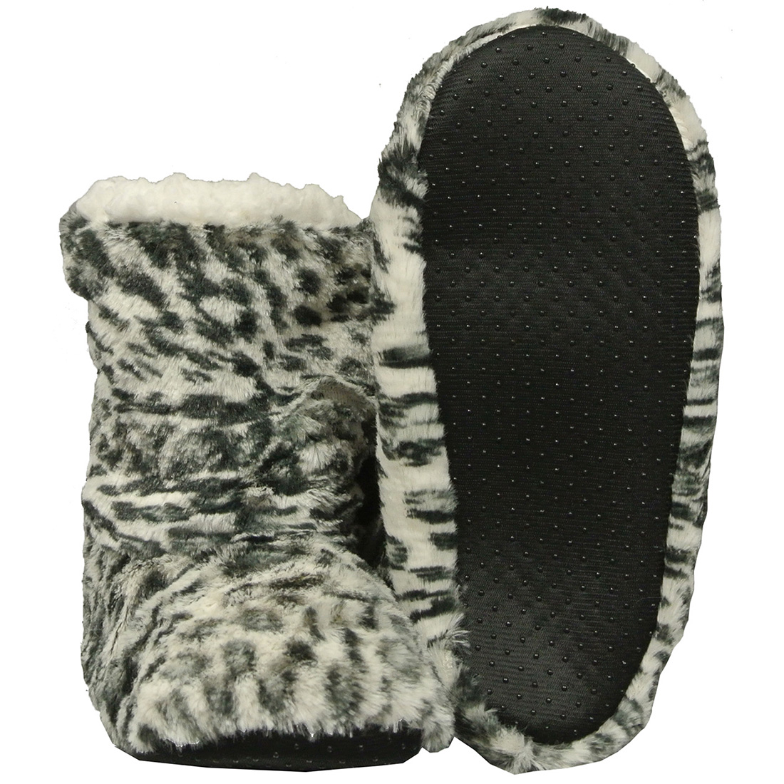 Texcyngoods Women�s Animal Print Slippers Fuzzy Bootie