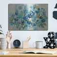 thumbnail image 6 of Luxe Metal Art 'Scattered Blue Flowers' by Silvia Vassileva, Metal Wall Art, 16" x 12", 6 of 9