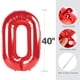 thumbnail image 5 of Globo número 4 rojo de 40 pulgadas para decoración de cuarto cumpleaños, 5 of 6