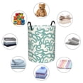 thumbnail image 6 of Balery Hand Drawn Snake Round Laundry Basket with Handles Waterproof Freestanding Laundry Hamper for Clothes Toys in the Dorm and Family-, 6 of 8