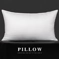 thumbnail image 3 of NTBAY 2 Pack Cotton Down Alternative Queen Bed Pillows, Soft and Comfortable Fluffy Pillows for Sleeping, 20"x30", 3 of 5