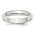 thumbnail image 1 of 4 mm Argent Sterling Demi-Rond Bande&44; Poli - Taille 7.5, 1 of 1