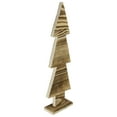 thumbnail image 2 of Northlight 9.8" Brown and Ivory Cut Out Christmas Tree Tabletop Decoration, 2 of 3