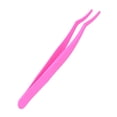 thumbnail image 2 of Cils Pince à Cils Faux Cils Application Courbée en Acier Inoxydable Extension de Cils Auxiliaire ClipFluorescent Rose, 2 of 14