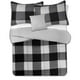 thumbnail image 2 of Set de edredón Sweet Home Collection Queen, color negro y gris, 2 of 6
