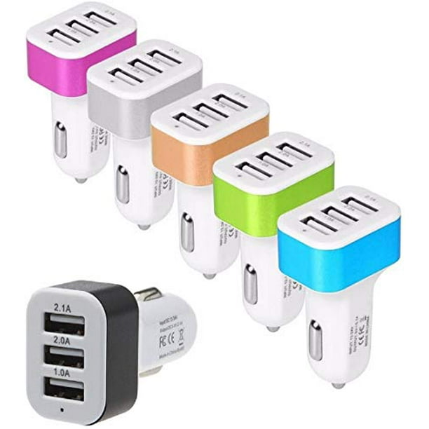 Wholesale Bulk Lot Universal Triple USB Car Chargers Adapter Socket 3