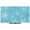 Aqua, Turquoise, Cyan, variant on Indoor Elastic TV Cover, Vintage Lake Blue Starfish Dust Proof TV Screen Slipcover Protection, Summer Coastal Beach Marine Stretch Waterproof Monitor Fitted 24" TV Covers for Inside