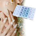 thumbnail image 4 of Milaget Rhinestone Organizer Box Empty 28 Grids with Separate Lids Container for Fishing, 4 of 6