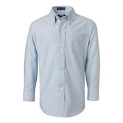 French Toast E9002 Boy's Long Sleeve Oxford Shirt - Blue - 18
