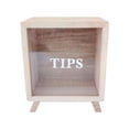 thumbnail image 4 of Coin Bank Jar Tip Jar for Money Multipurpose Wooden Tip Box for Restaurants A, 4 of 8