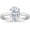 Platinum, variant on 14K Yellow Gold 1 Carat Lab Grown Solitaire Pear Cut IGI CERTIFIED Diamond Engagement Ring (1 Ct,H-I Color VS1-VS2 Clarity)