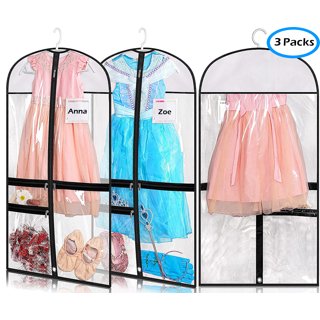 2 Pack Garment Bags For Travel Hanging Clothes,40inch Dance Bag,Dance  Garment Bags For Dancers,Garme…See more 2 Pack Garment Bags For Travel  Hanging