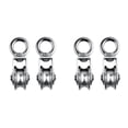 thumbnail image 1 of Cable Pulley Wheel Stainless Steel Swivel Pulley Block Silence Rotation Traction Wheel for System Lifting Gym 4Pcs, 1 of 6