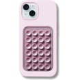 thumbnail image 1 of czcpp-2.0 Removable and Reusable Adhesive, Silicone Suction Phone Mount, iPhone and Android Phone Accessory, Hands-Free Mirror Phone Holder, TikTok Videos, Sticky Grip, Patented (Lavender Fizz), 1 of 4