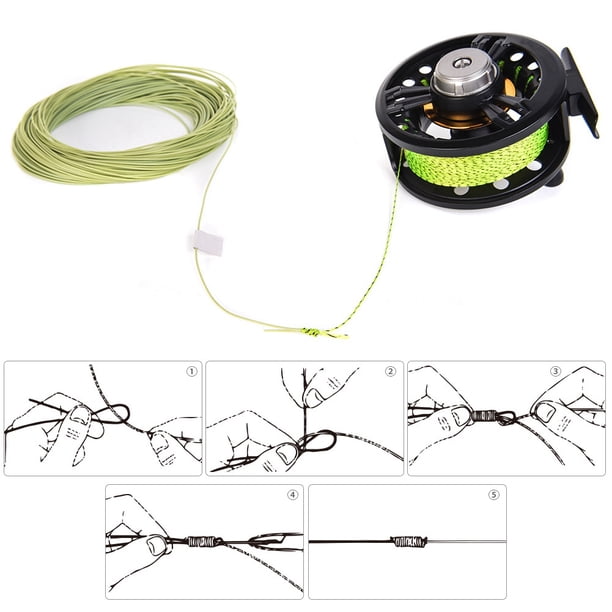 Línea de pesca ANGGREK con mosca Línea líder cónica 50 m Nylon resistencia a la abrasión