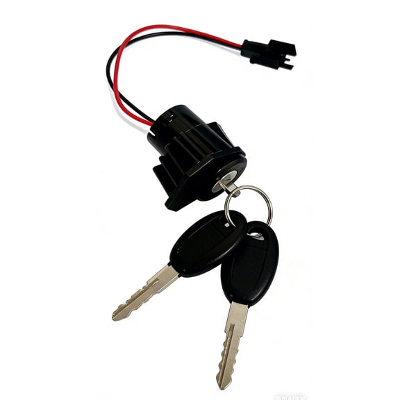 E-Scooter Power Switch with Keys,E-Bike Start Lock Switch Replace Parts Compatible with E-Scooter