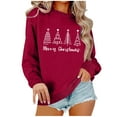 thumbnail image 2 of Wancir Merry Christmas Sweatshirt, Ugly Christmas Sweater Women, Christmas Sweaters For Women, 2 of 4
