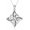 C Witches Knot, variant on Celtic Knot Necklace Sterling Silver Witches Knot Pendant Necklace Irish Jewelry Gifts For Women
