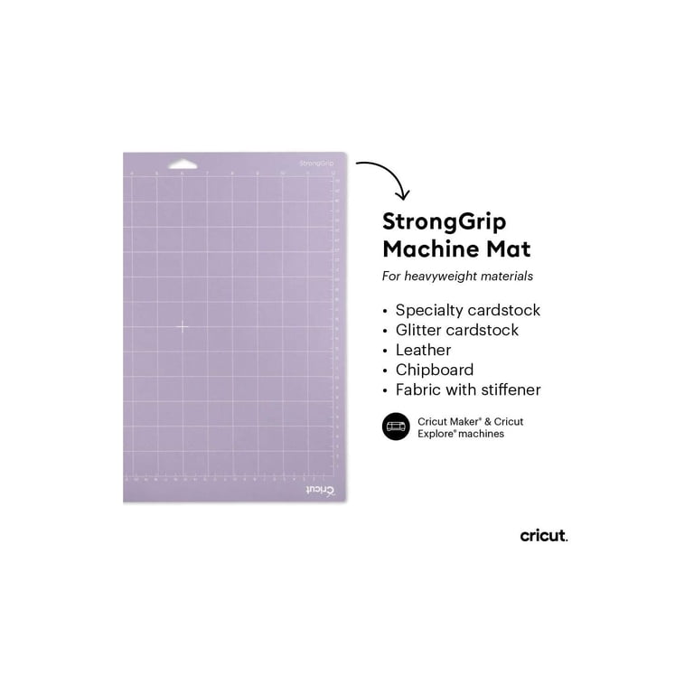 Cricut StrongGrip Adhesive Cutting Machine Mat, 12x12 in, Lilac photo 2