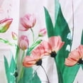 thumbnail image 4 of Shower Curtain, Green Leaf Shower Curtain, Floral Shower Curtain -72 "Wide x 72" Long, with 12 Hooks,Weighted Hem, Shower Curtains for Bathroom, 4 of 4