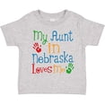thumbnail image 3 of Inktastic My Aunt in Nebraska Loves Me Boys or Girls Toddler T-Shirt, 3 of 5