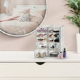 thumbnail image 6 of Sorbus Acrylic Cosmetic Makeup Organizer 10 Drawers Clear Stackable Storage Bins For Jewelry And Office Supplies Organizer- 2Pc, 6 of 7