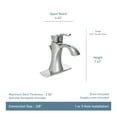 Moen Voss Chrome OneHandle Bathroom Faucet