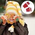 thumbnail image 4 of Children's fingerless knitted convertible mittens half finger mittens, 4 of 5