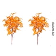 thumbnail image 3 of Vrorvz Décor de Feuilles d'Érable d'Halloween Feuilles d'Érable Simulées pour Décorations Festives Intérieures Extérieures avec Conception Durable Réutilisable Convient pour Rehausser 23.6 Po Orange, 3 of 6